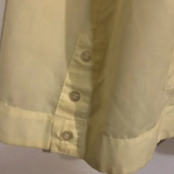 Guayabera by Haband of Paterson yellow mens shirt L - Picture 3 of 10